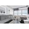 Castello Usa Amazon 84-inch Gray Vanity Set with Gray Top and Brushed Nickel Handles CB-MC-84G-BN-2056-GR - alternate 2